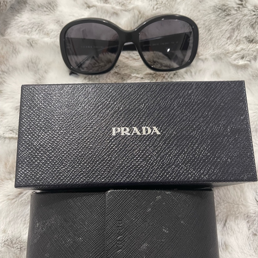 Prada Sunglasses; pre-loved; with case and box